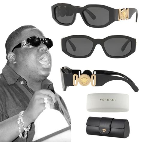 the notorious big versace sunglasses|Versace biggie sunglasses all black.